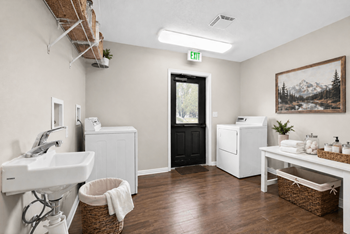 Jordan river apartments on-site laundry facility